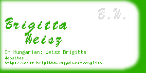 brigitta weisz business card